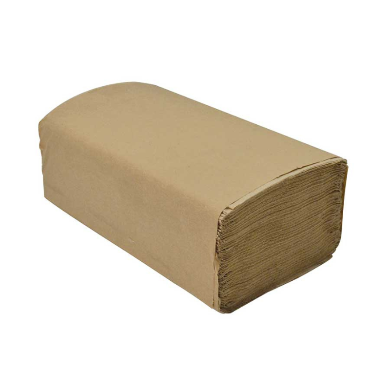 Cascades PRO Select® Singlefold Towel, Kraft, 100% Recycled Material, 250 Towels/Package, 16 Packages/Case