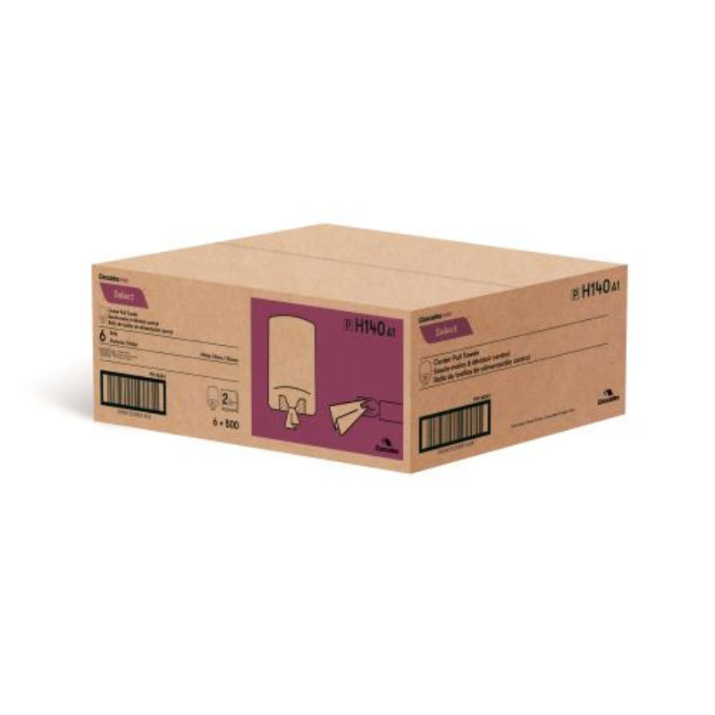 Cascades PRO Select® Centerpull Paper Towels, 2 Ply, White, 6 Rolls/Case