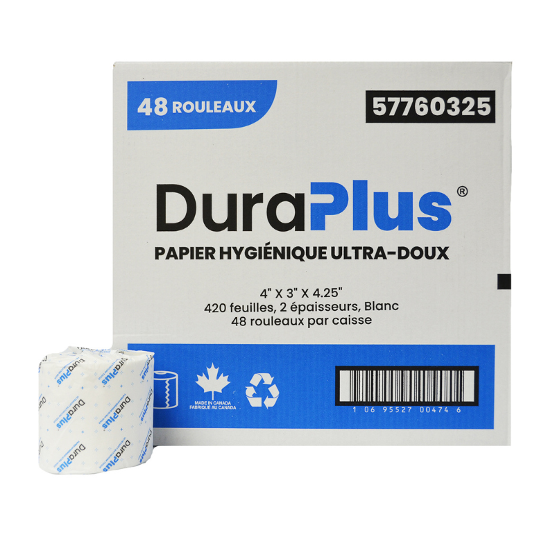 Toilet Tissue; Luxury 2 Ply 48 Rolls/420 sheets